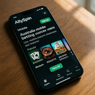 AllySpin - Mobile Casino Platform - Responsive Smartphone Gaming
